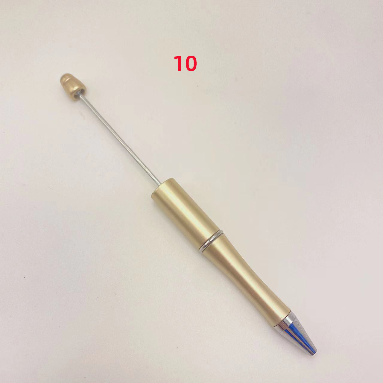 FS2342-10 Pieces Solid Color Plastic beadable Pens