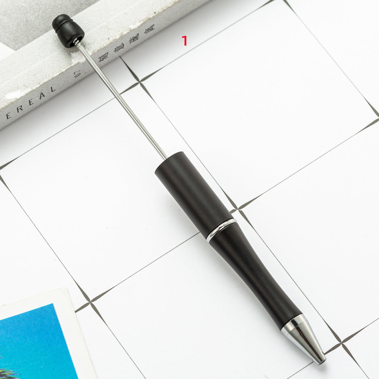 FS2342-10 Pieces Solid Color Plastic beadable Pens