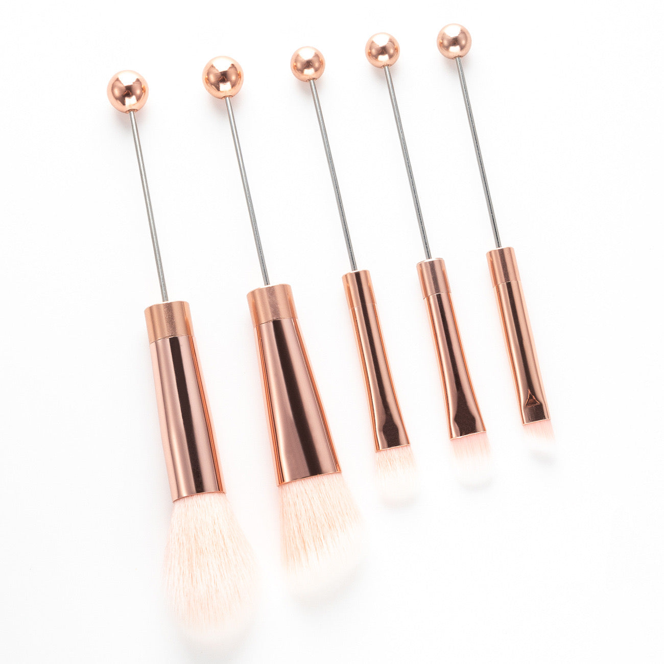 FS0046- 1 Set (5Pieces) Beadable Makeup Brushes