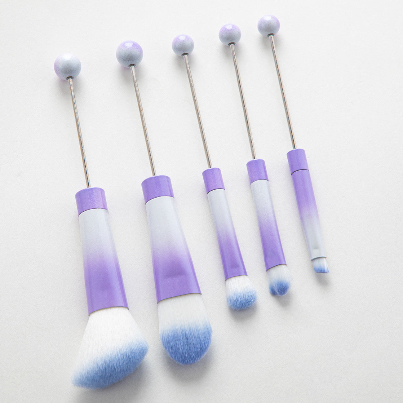 FS0046- 1 Set (5Pieces) Beadable Makeup Brushes