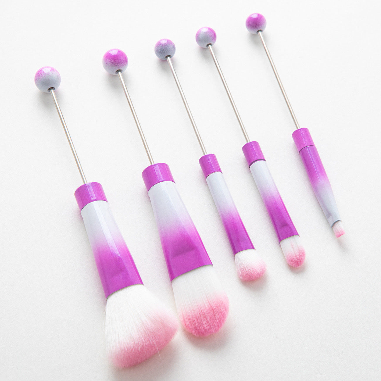 FS0046- 1 Set (5Pieces) Beadable Makeup Brushes