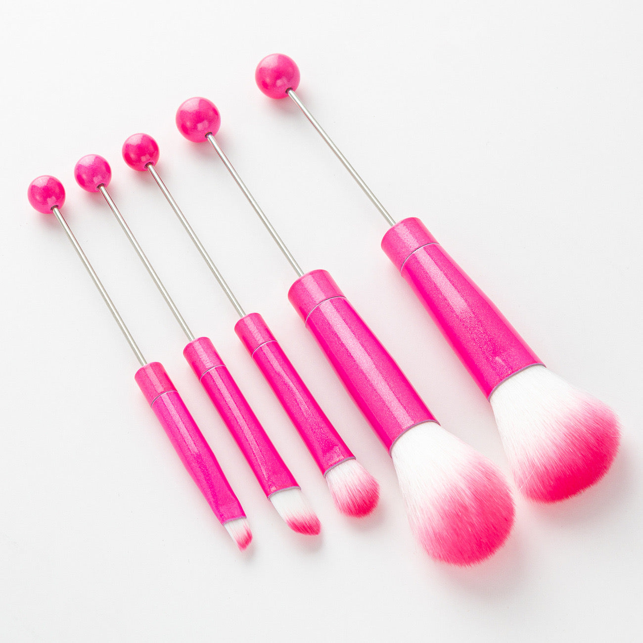 FS0046- 1 Set (5Pieces) Beadable Makeup Brushes