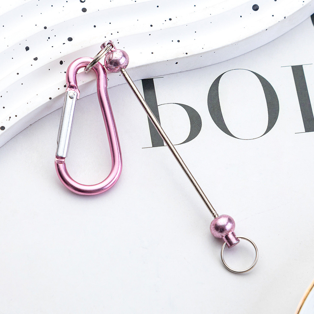 FS0245- Outdoor Mountaineering Beadable Keychain