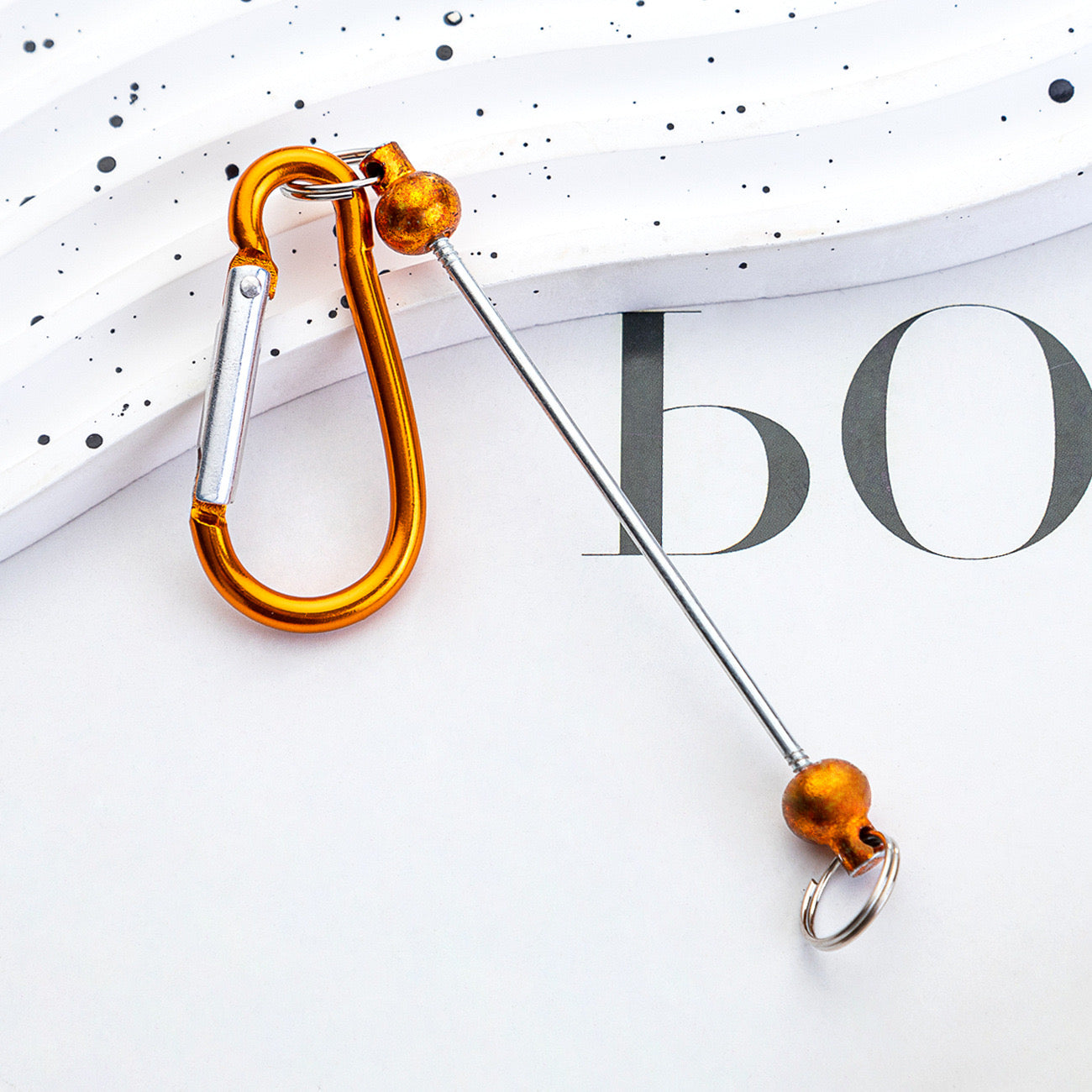 FS0245- Outdoor Mountaineering Beadable Keychain