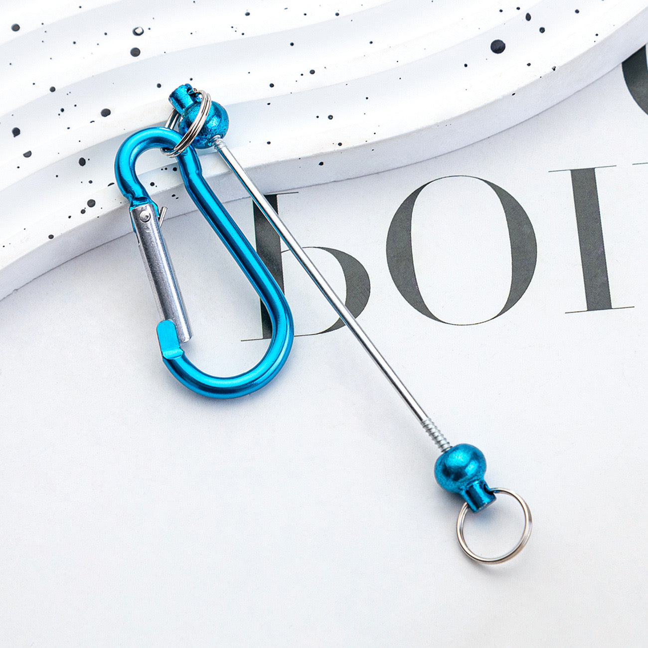 FS0245- Outdoor Mountaineering Beadable Keychain