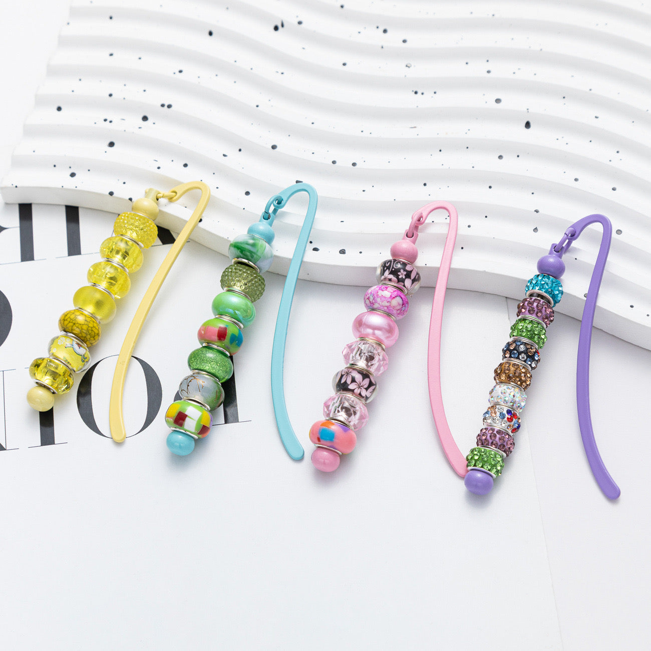 FS1551-Metal DIY Beadable  Bookmarks