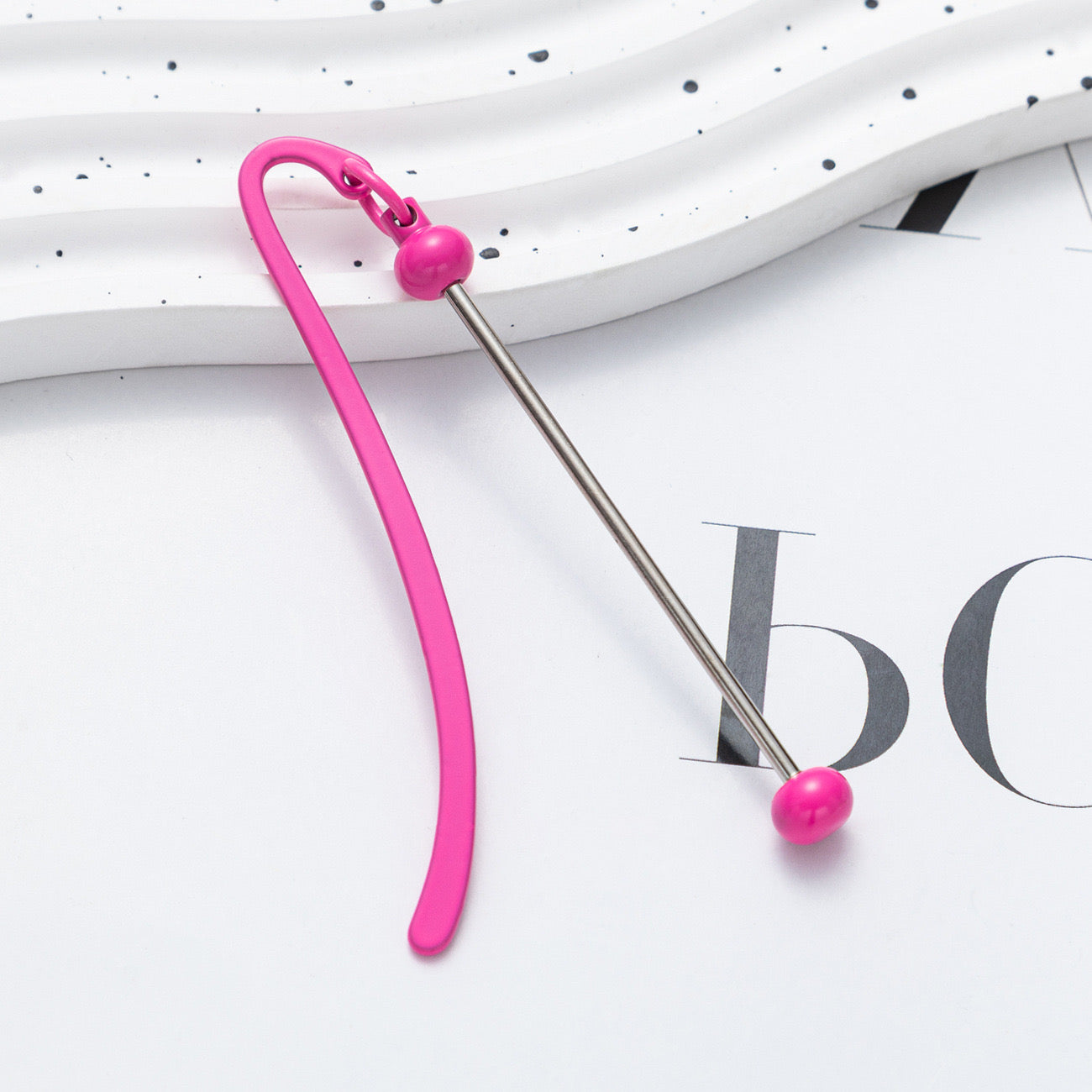 FS1551-Metal DIY Beadable  Bookmarks