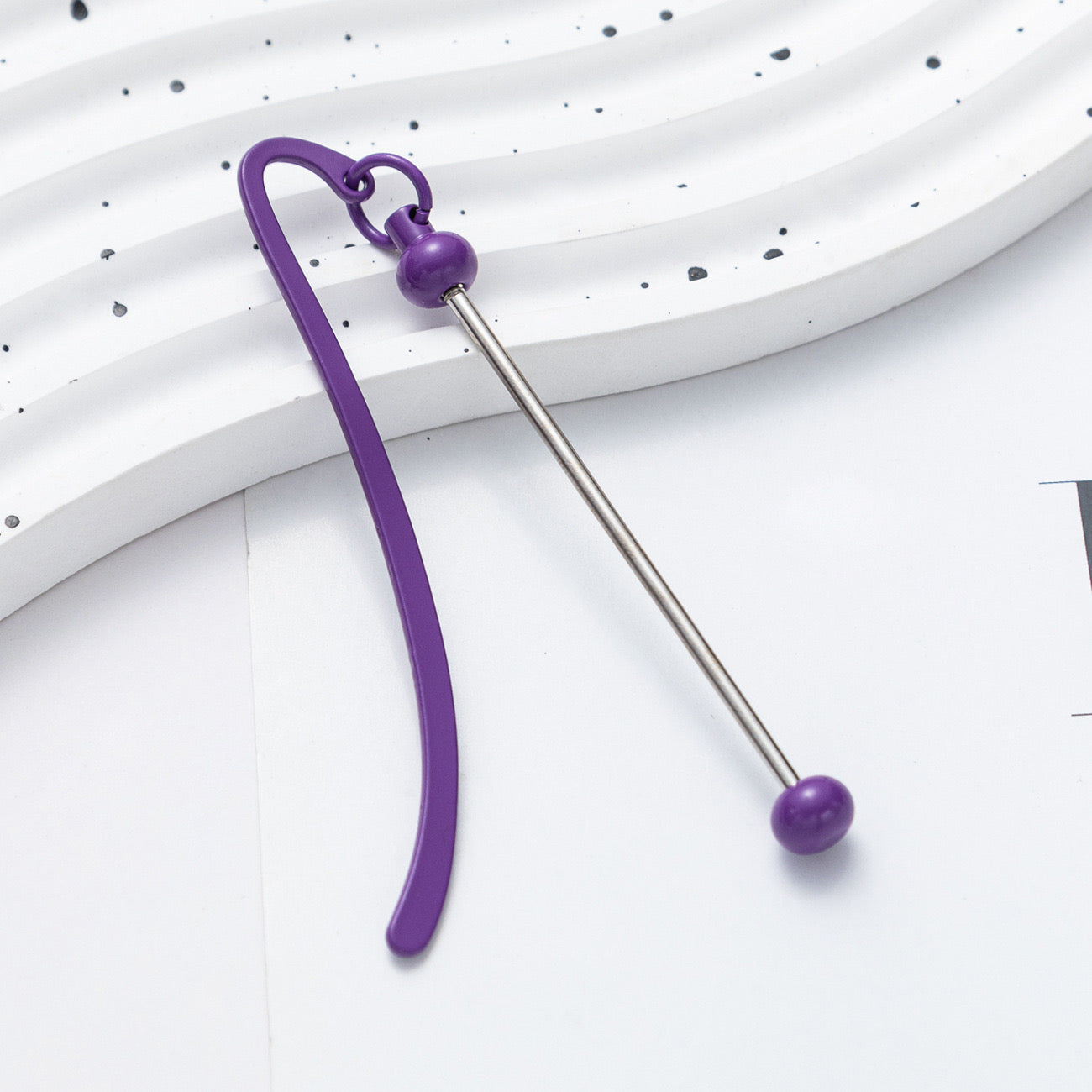 FS1551-Metal DIY Beadable  Bookmarks