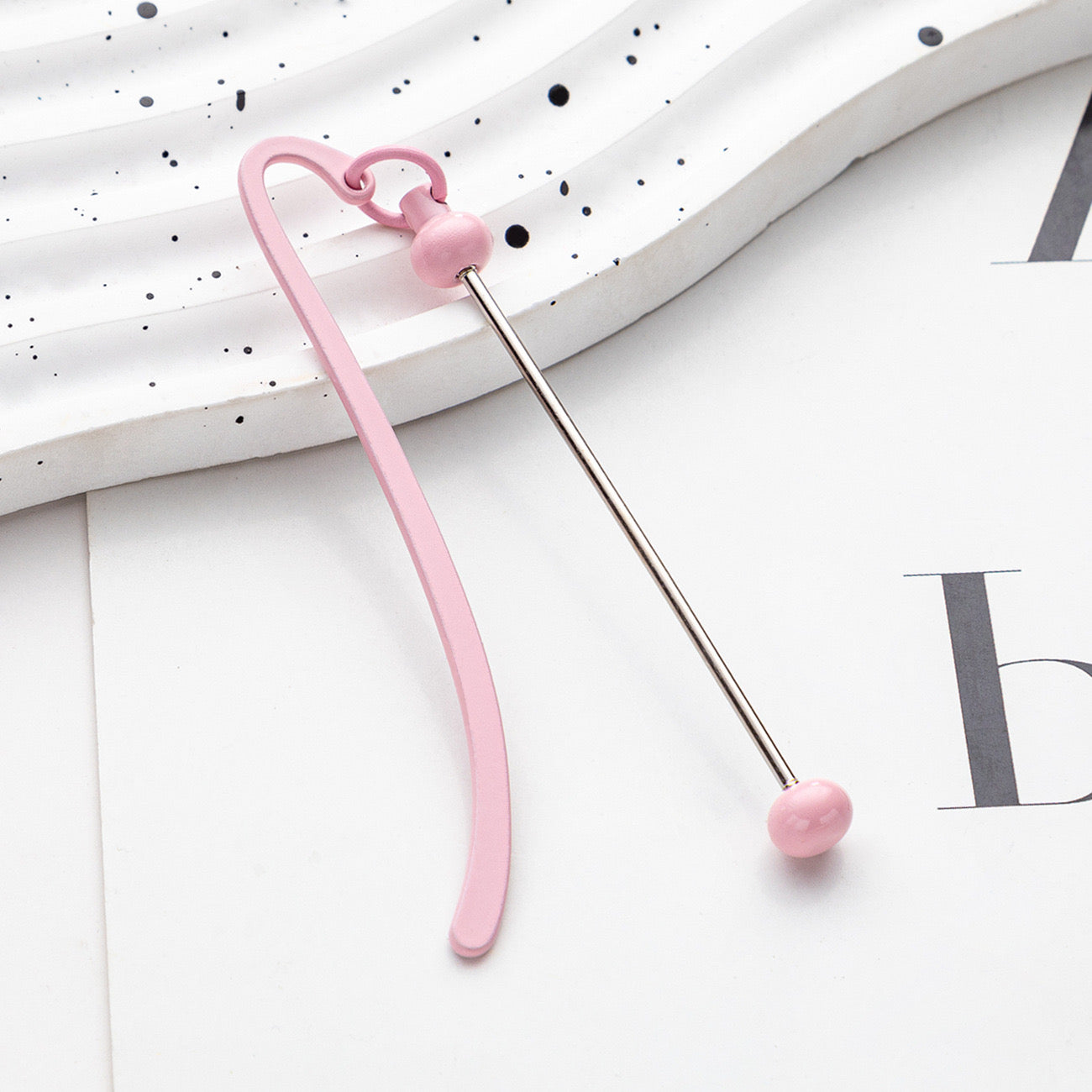 FS1551-Metal DIY Beadable  Bookmarks
