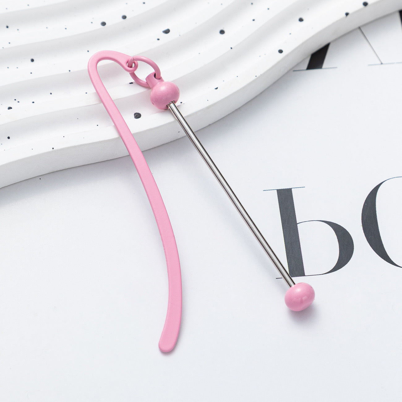 FS1551-Metal DIY Beadable  Bookmarks