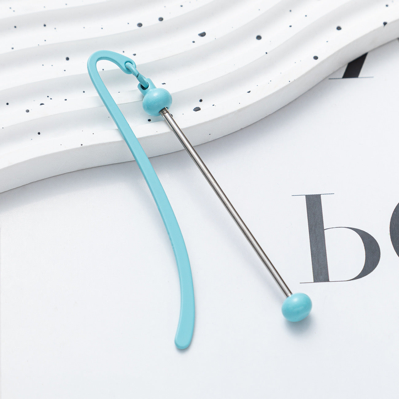 FS1551-Metal DIY Beadable  Bookmarks