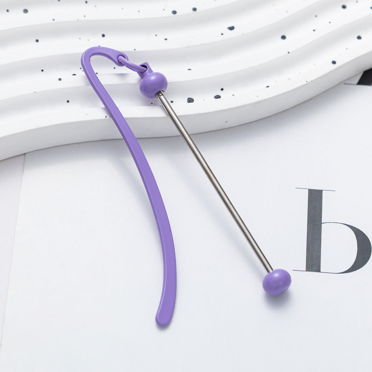 FS1551-Metal DIY Beadable  Bookmarks
