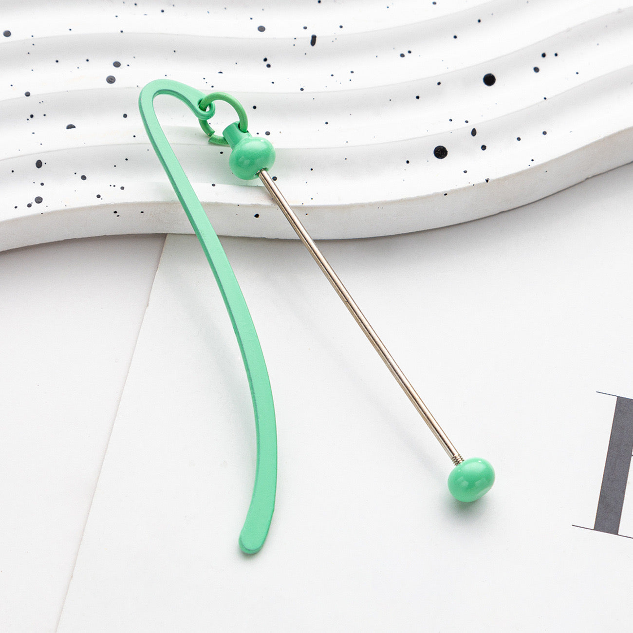 FS1551-Metal DIY Beadable  Bookmarks