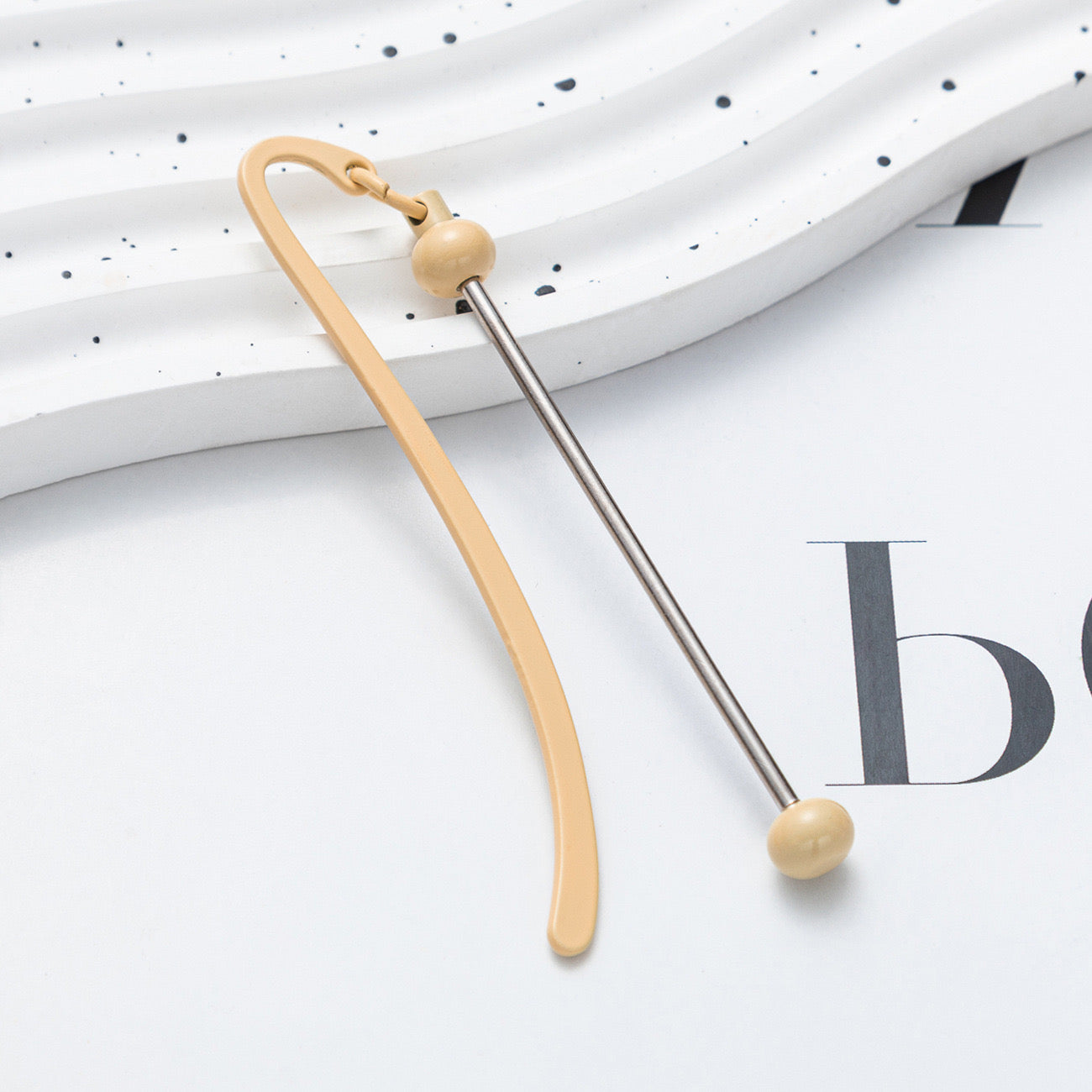 FS1551-Metal DIY Beadable  Bookmarks