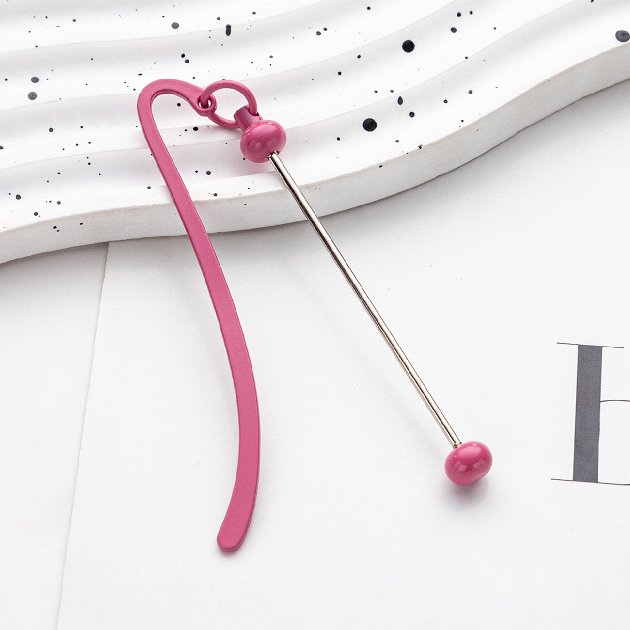 FS1551-Metal DIY Beadable  Bookmarks
