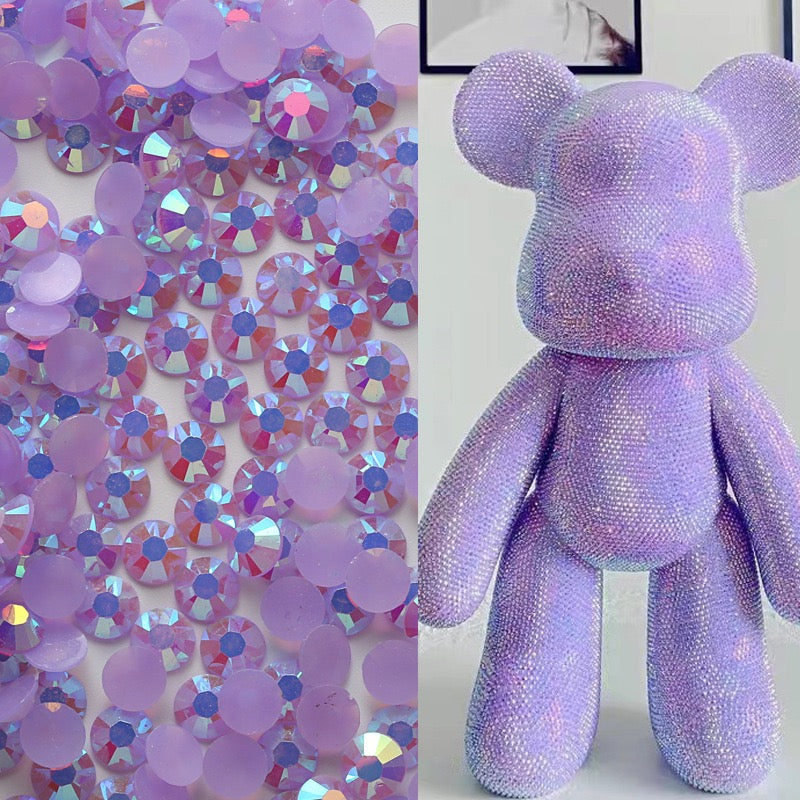 FS1352- 3mm Non Hotfix Jelly Rhinestones Sugar Diamonds For Making Fancy Pens Or Fancy Beads