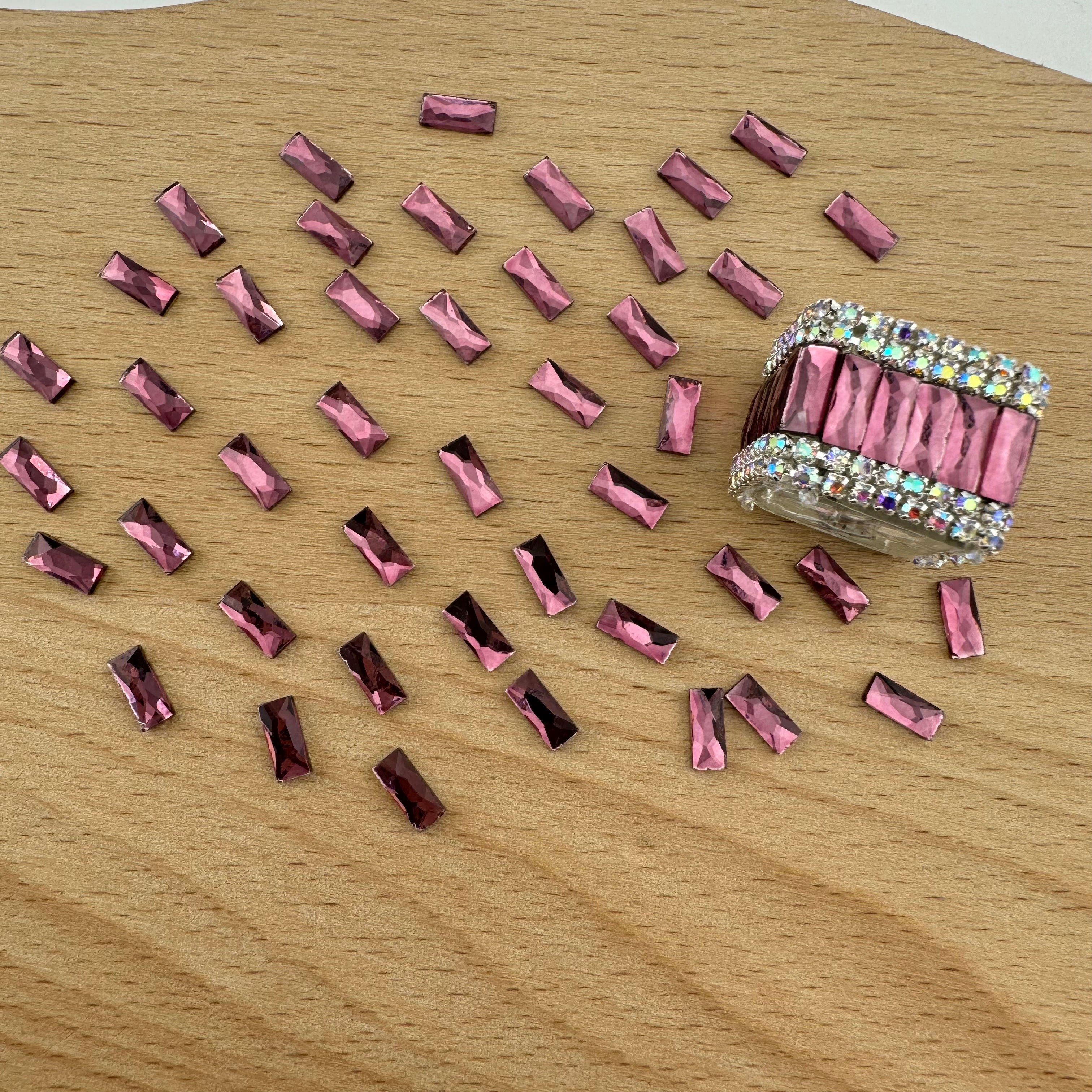 FS1273- 3*7mm  Crystal Diamond Nail Charms For Making Fancy Bead Or Fancy Pen
