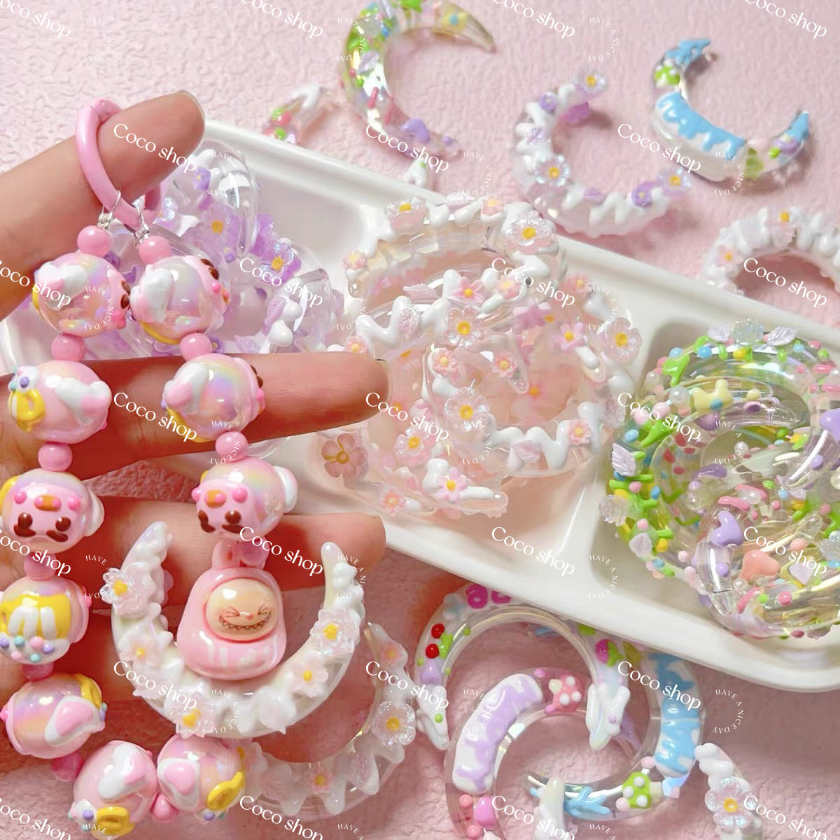 Acrylic Beads Lucky Bags -- Open in Live -for Pen Chain DIY