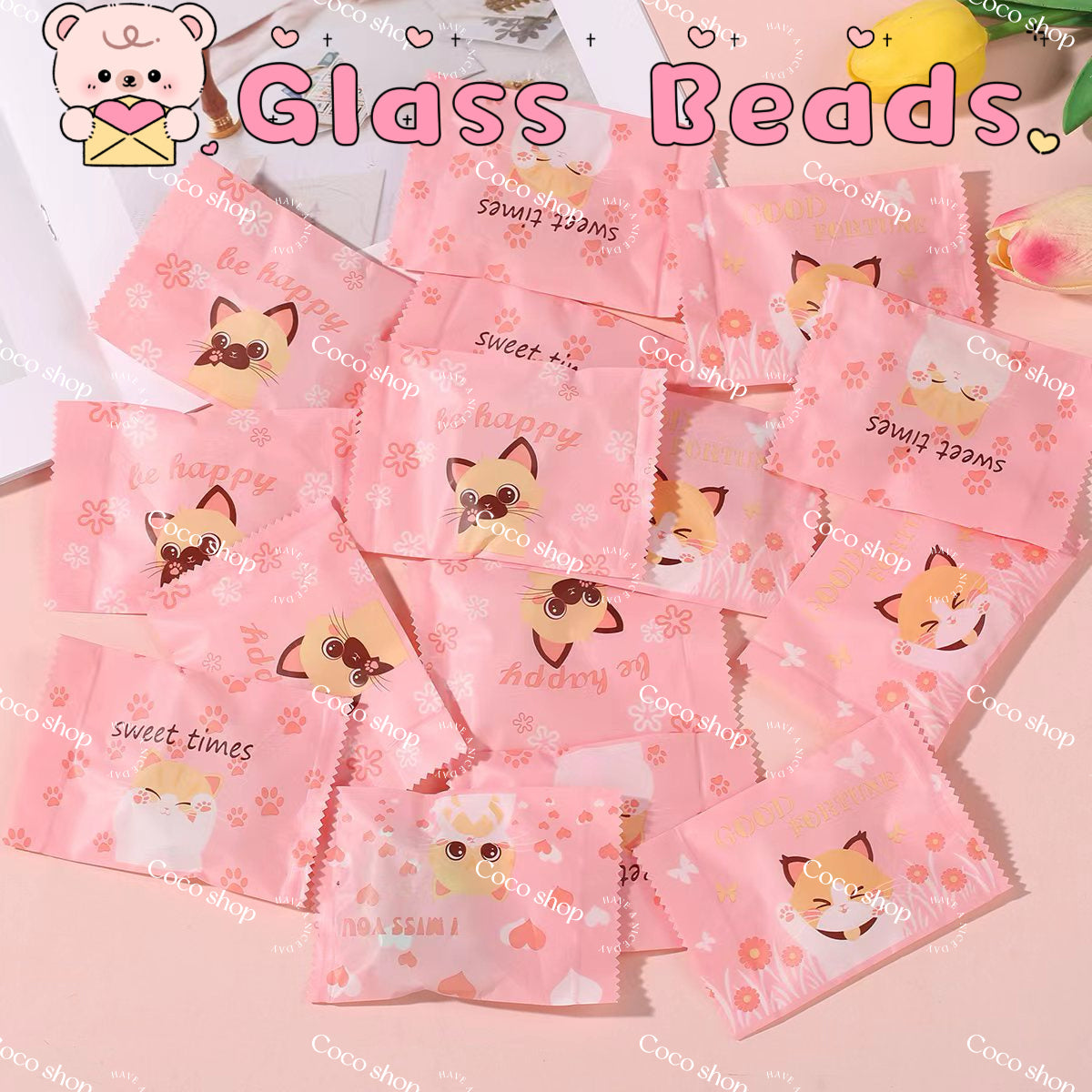 DIY Glass Beads Lucky Bags -- Open in Live