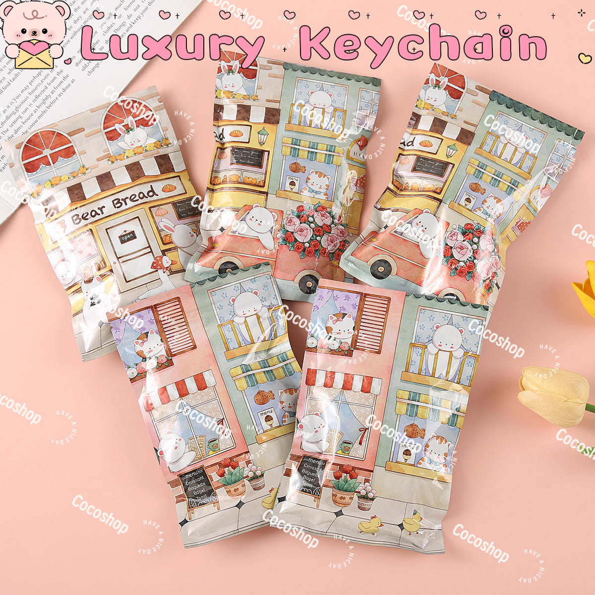 Key Chain Lucky Bags -- Open in Live -- Phone / Bag / Cup Chain