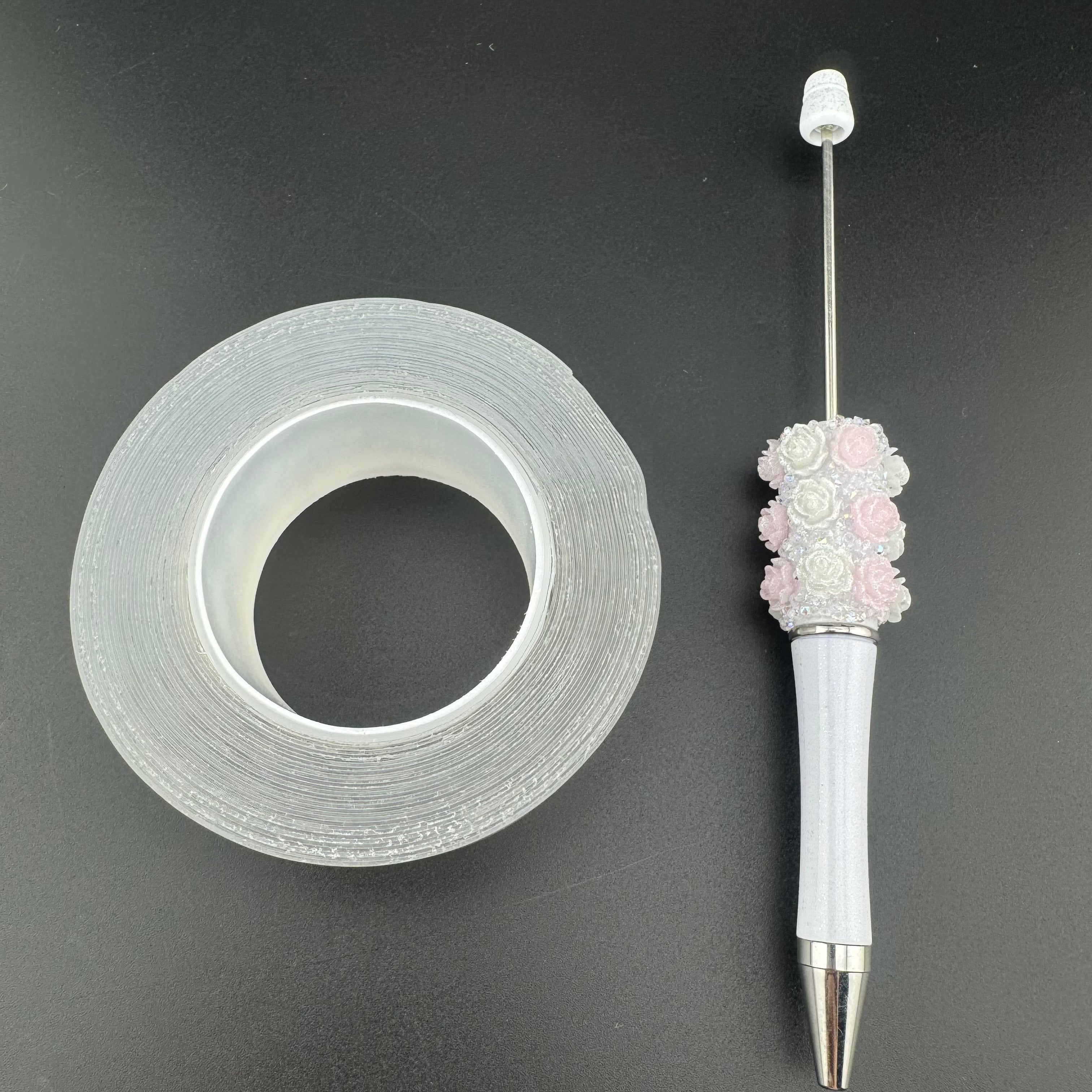 FS1392- 5 Meters/Roll Clear Pen Wraps Pen Tapes (Width:2.7cm,used 125pcs Pens Or 20mm Based Beads)