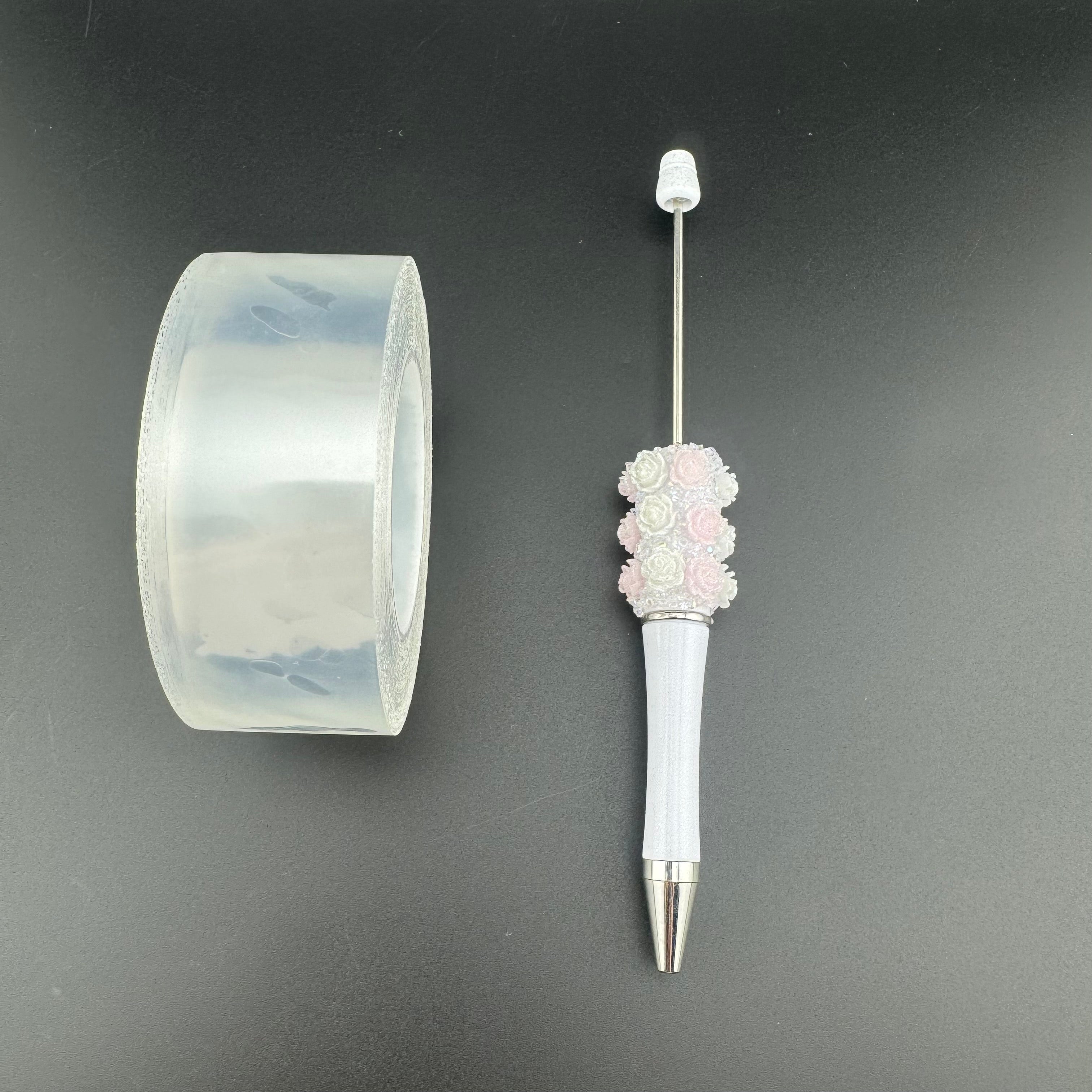 FS1392- 5 Meters/Roll Clear Pen Wraps Pen Tapes (Width:2.7cm,used 125pcs Pens Or 20mm Based Beads)