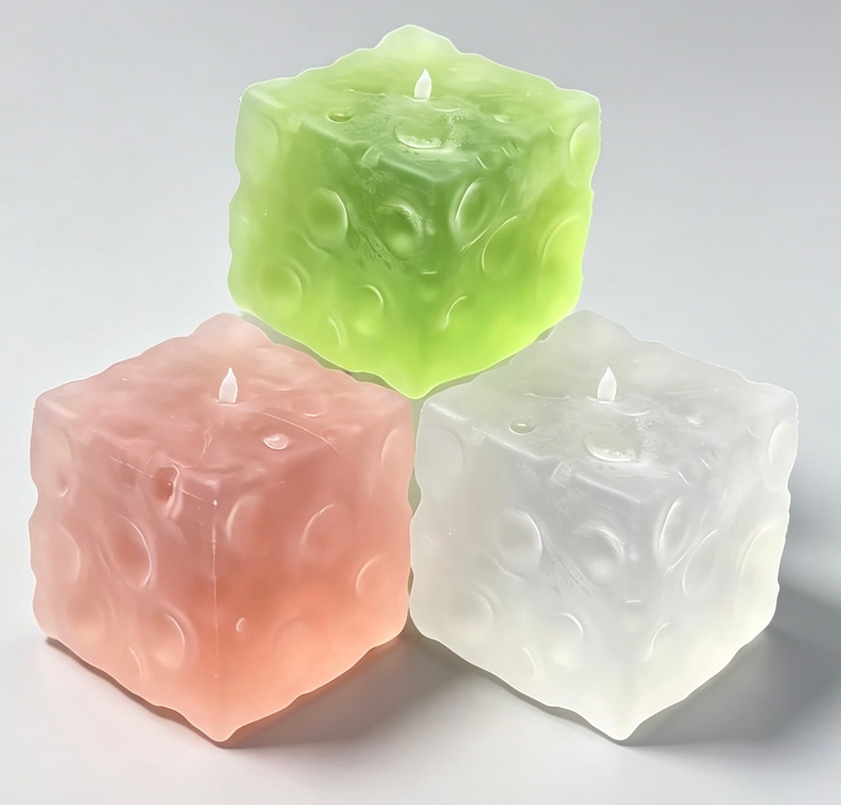 Frosted Jubom cheese block squishy toy（Three colors）