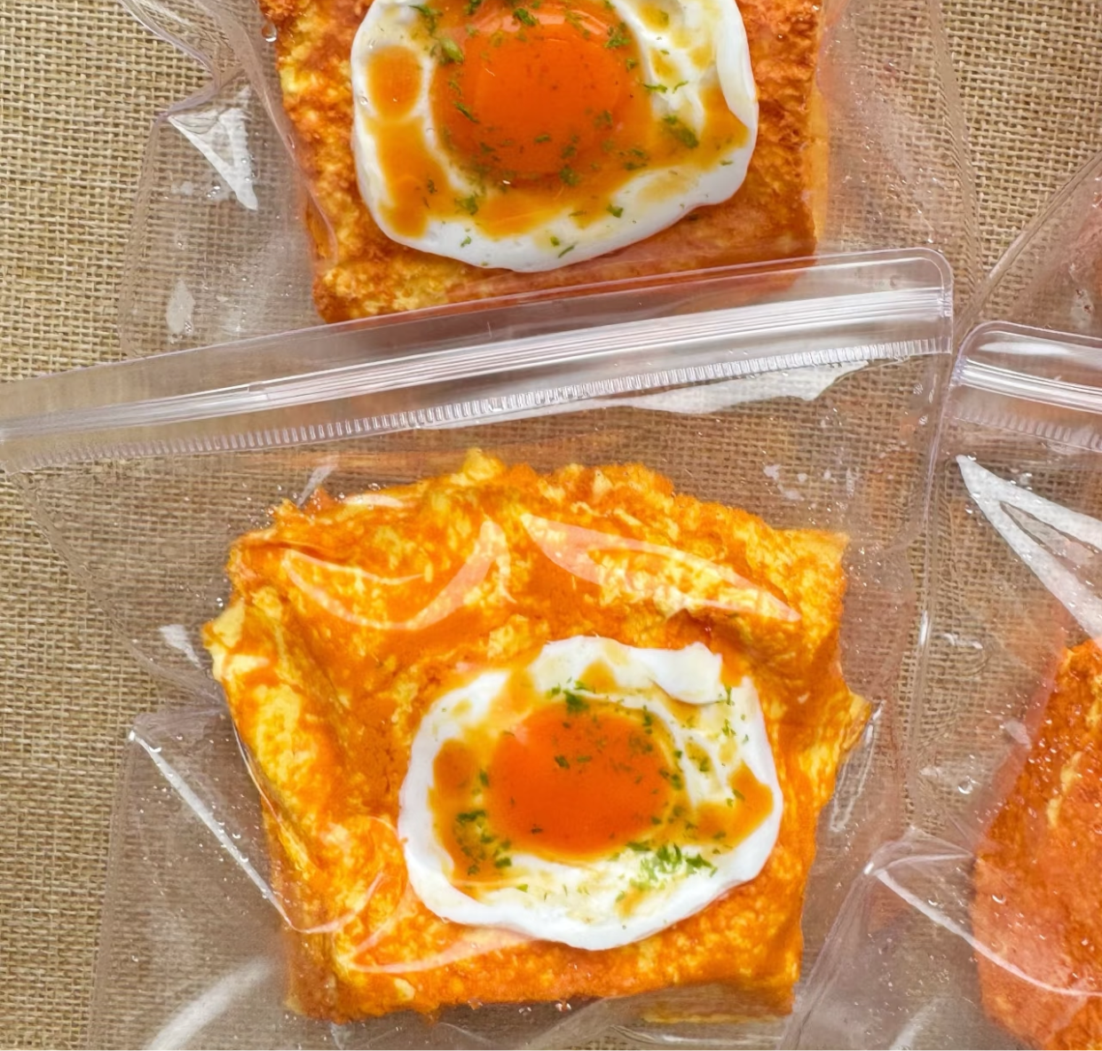 Double-Decker Molten Egg Toast Squishy toy