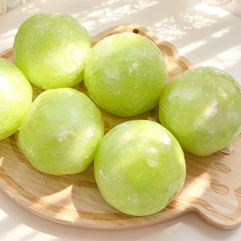 Green Grape Yogurt Ice Handmade Ball  squishy toy