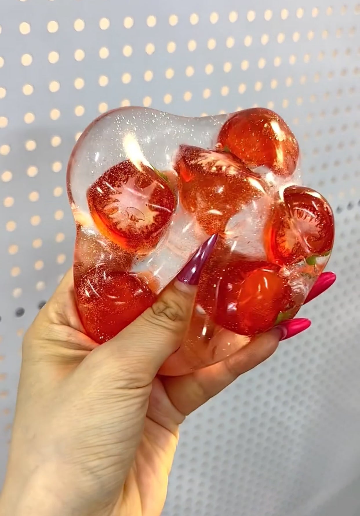 Tomato Handmade Ball  Squishy toy