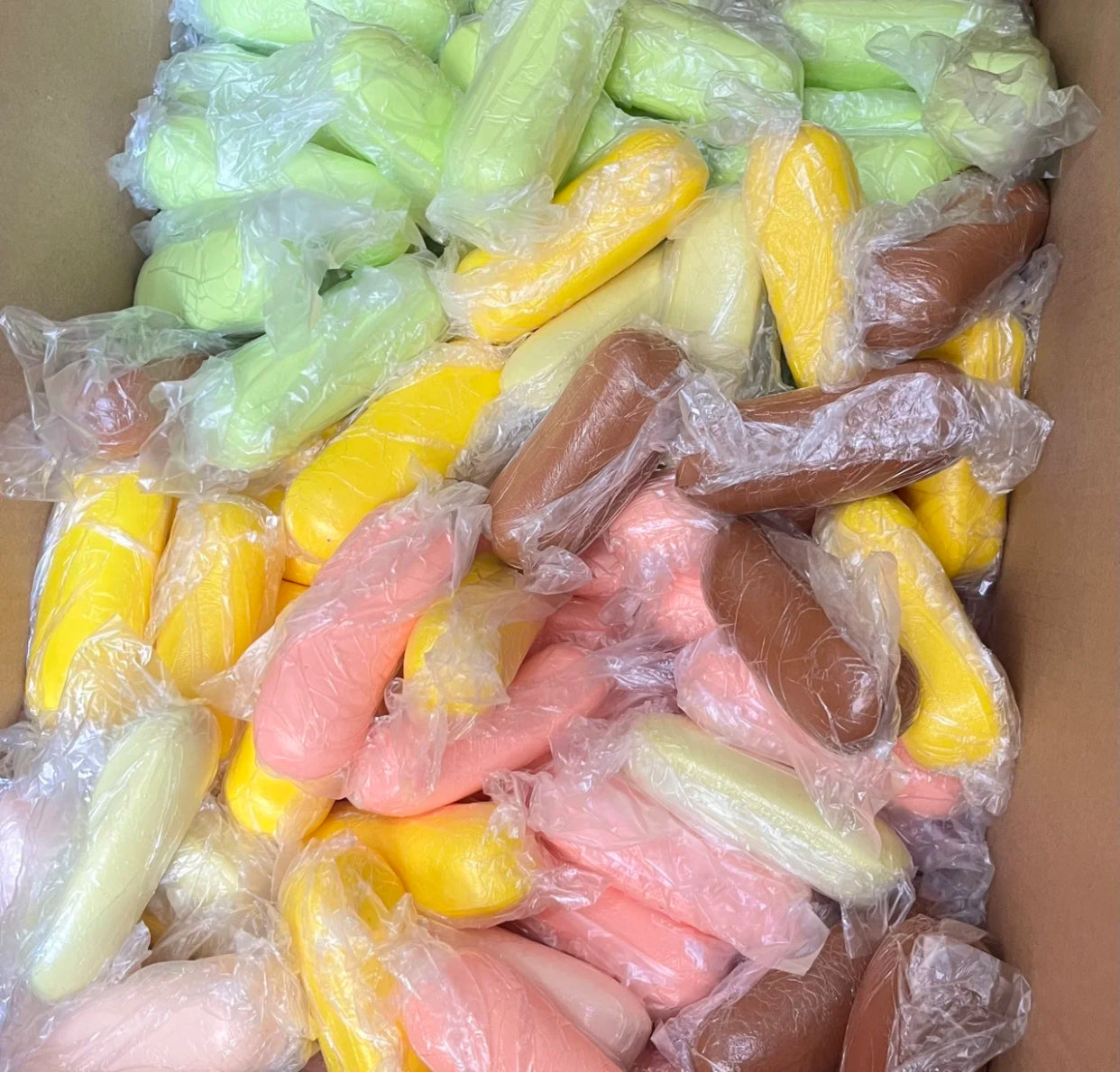 5pes Medium Rice Cake Stick Slow-Rise ruirui Squishy toy(Random color.）