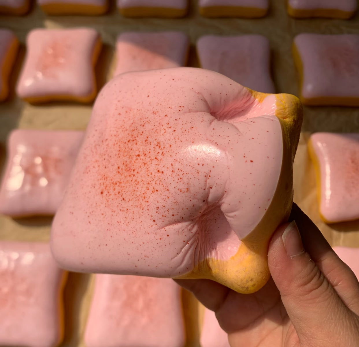 strawberry toast Slow-Rise  squishy toy