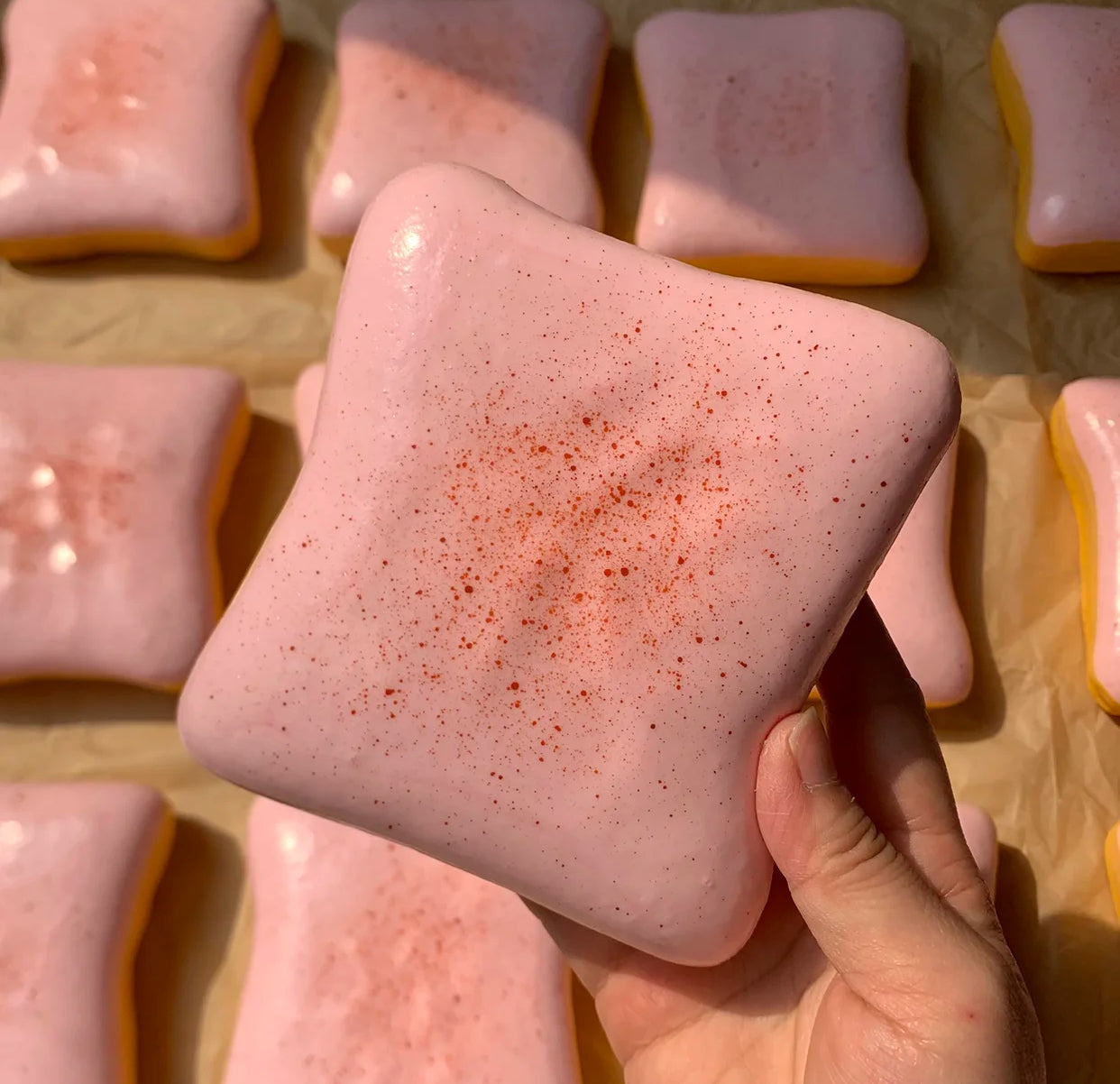 strawberry toast Slow-Rise  squishy toy