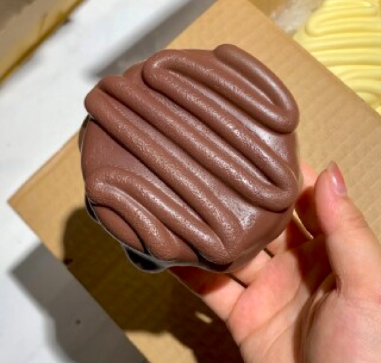 Frosted cake squishy toy