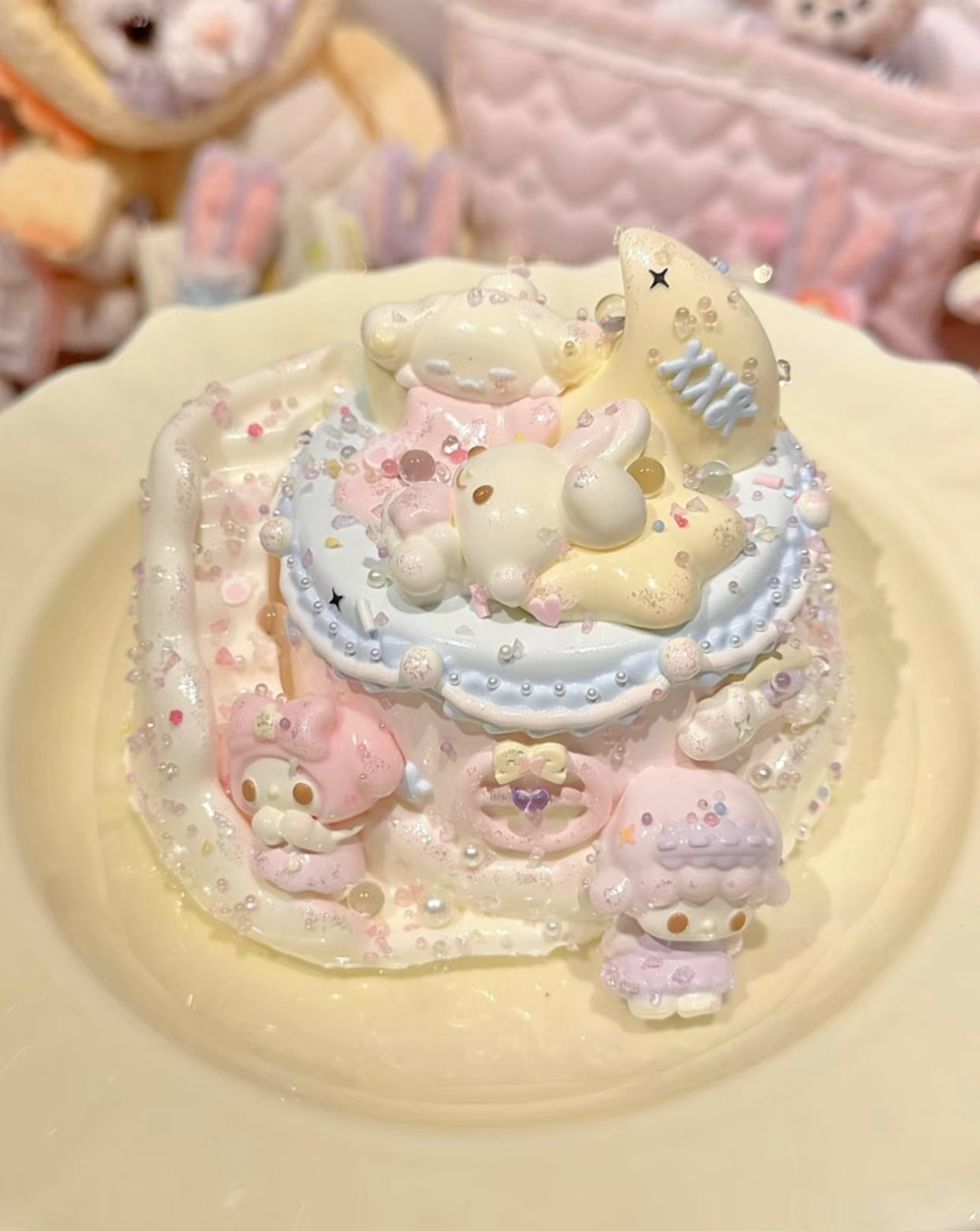 Handmade custom Sanrio cake  squishy toy