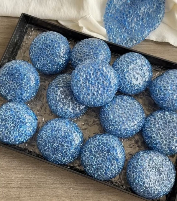 blue Crystal Brittle Biscuit Stress Ball ruirui squishy toy