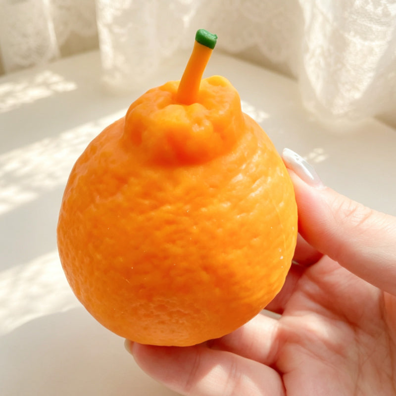 Mandarin Orange Handmade  Ball  squishy toy
