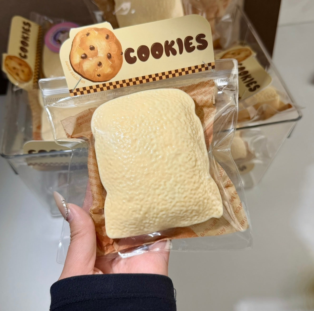 Fried Toast Handmade Ball Squishy toy