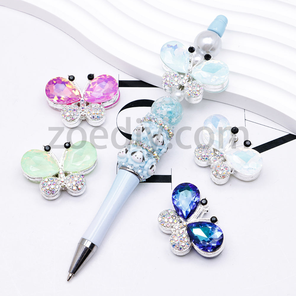 FS1619-36MM Butterfly Metal Beads Fit For Beadspen Bead