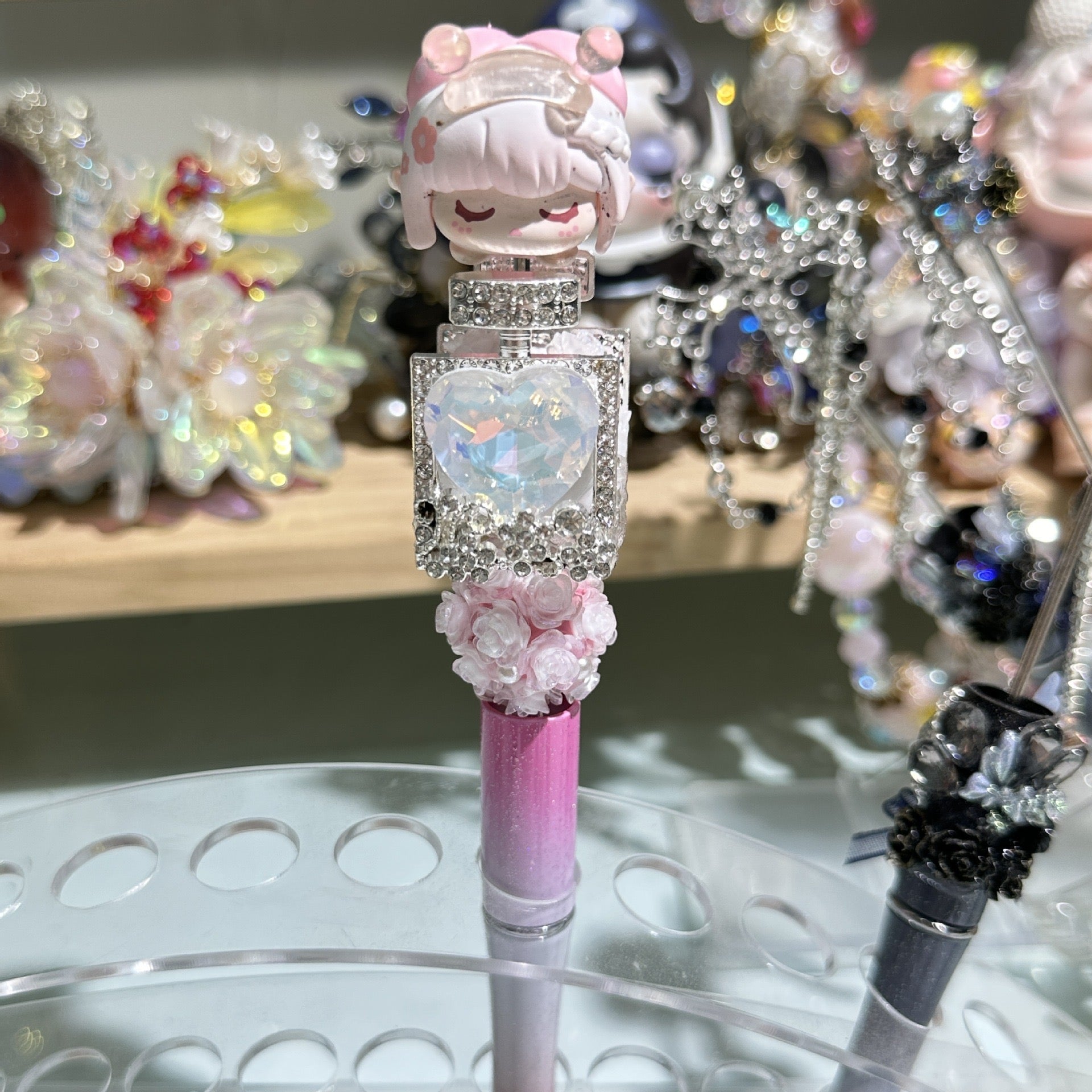 FS0932- Mixed Color Heavy Industry Perfume Bottle Alloy Beads Fit For Beadable Pens