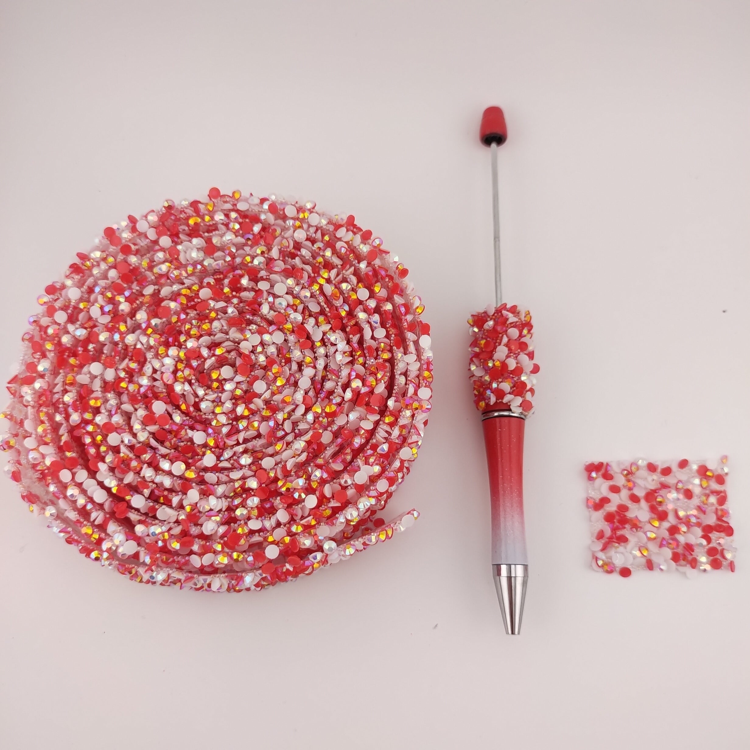 FS0986- 27MM Width Rhinestones Diamonds Pen Wraps 2.7CM