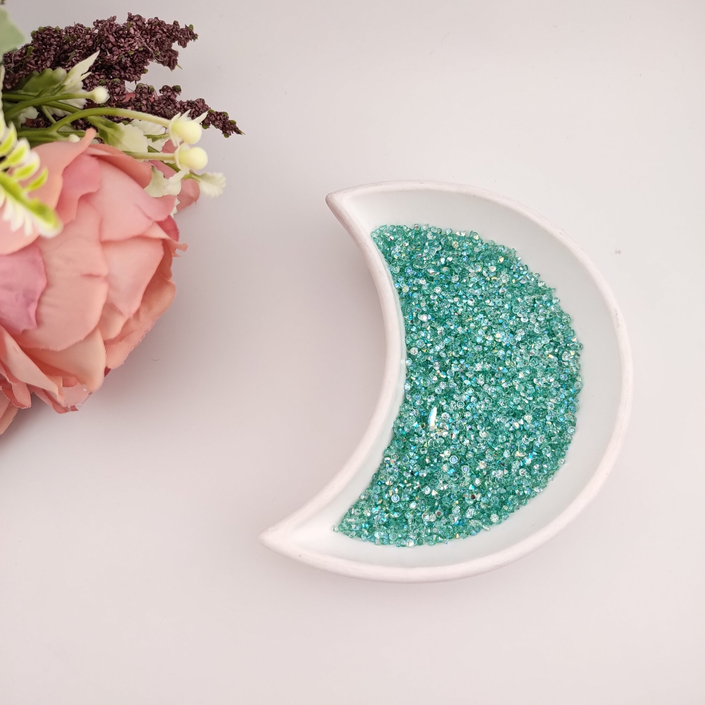 FS1115- 2MM Crystal AB Sugar Diamonds For Making Sugar Beads Or Sugar Beadable Pens
