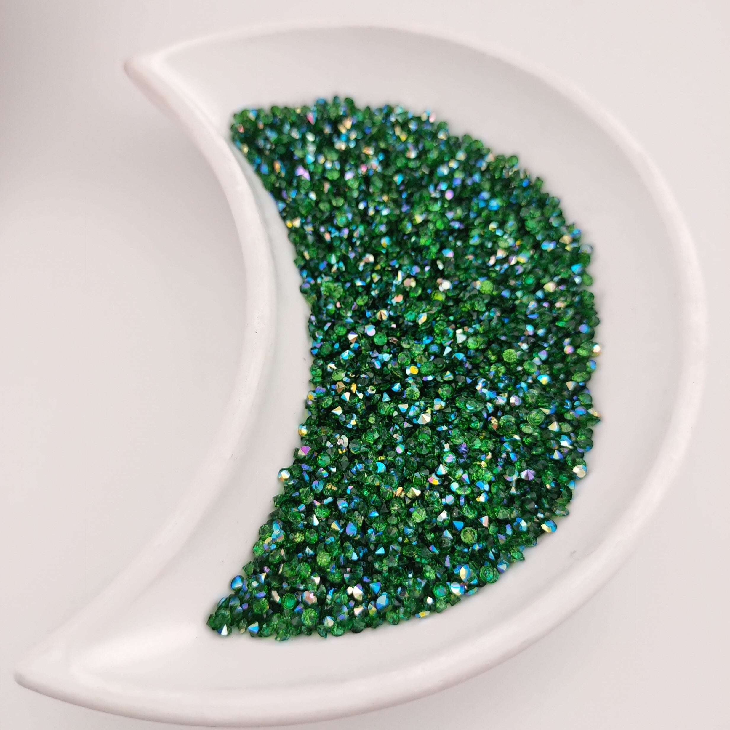 FS1115- 2MM Crystal AB Sugar Diamonds For Making Sugar Beads Or Sugar Beadable Pens