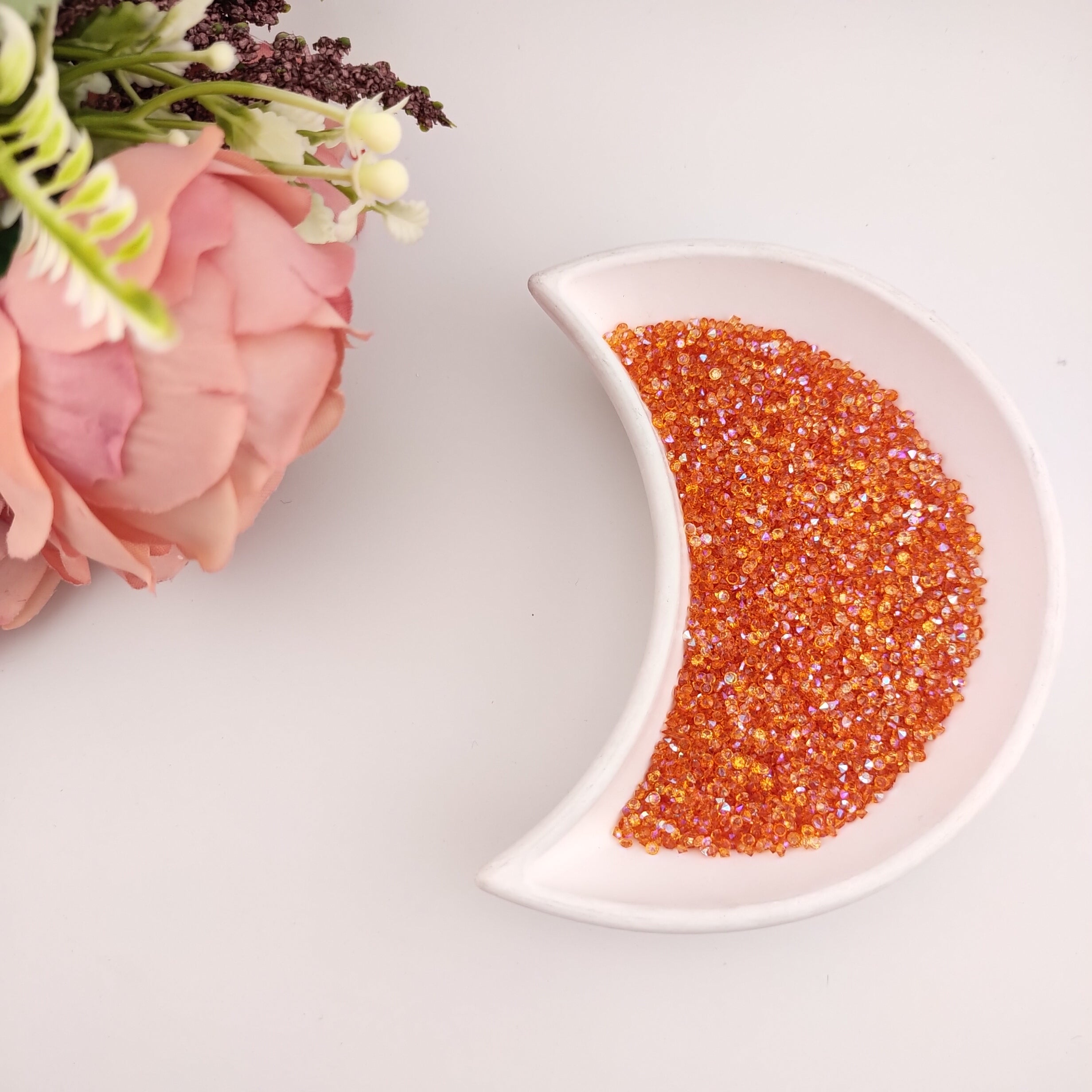 FS1115- 2MM Crystal AB Sugar Diamonds For Making Sugar Beads Or Sugar Beadable Pens