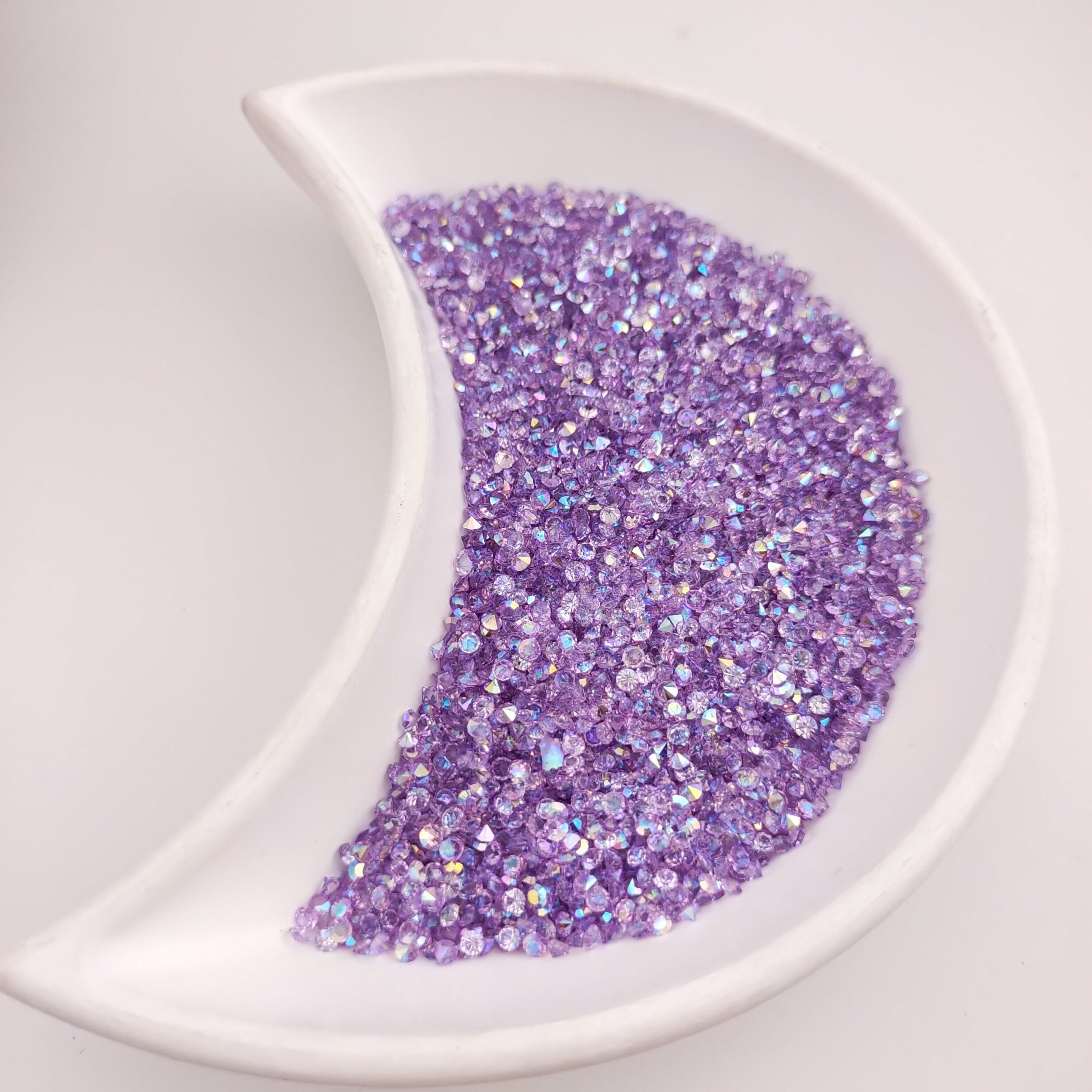 FS1115- 2MM Crystal AB Sugar Diamonds For Making Sugar Beads Or Sugar Beadable Pens