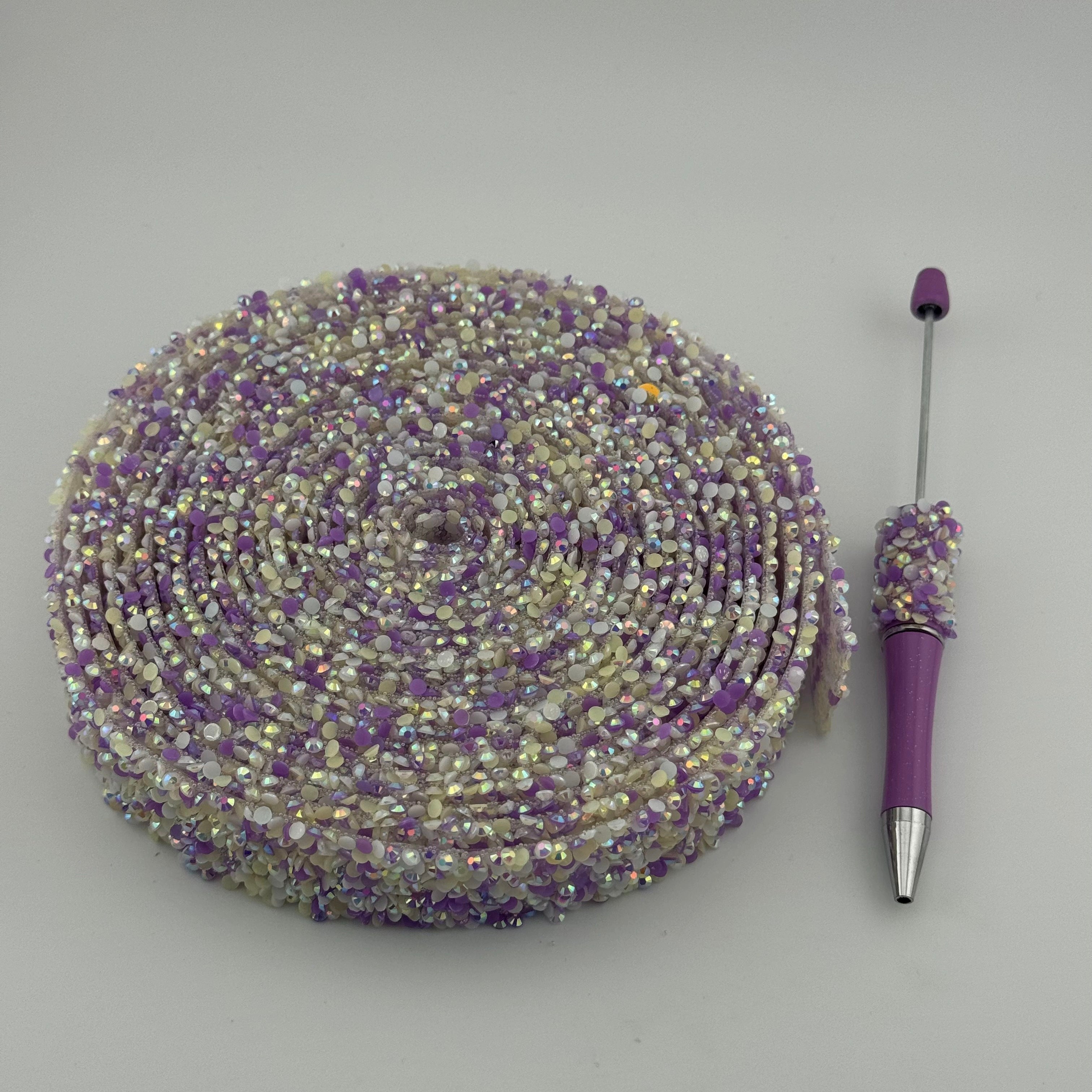 FS0986- 27MM Width Rhinestones Diamonds Pen Wraps 2.7CM