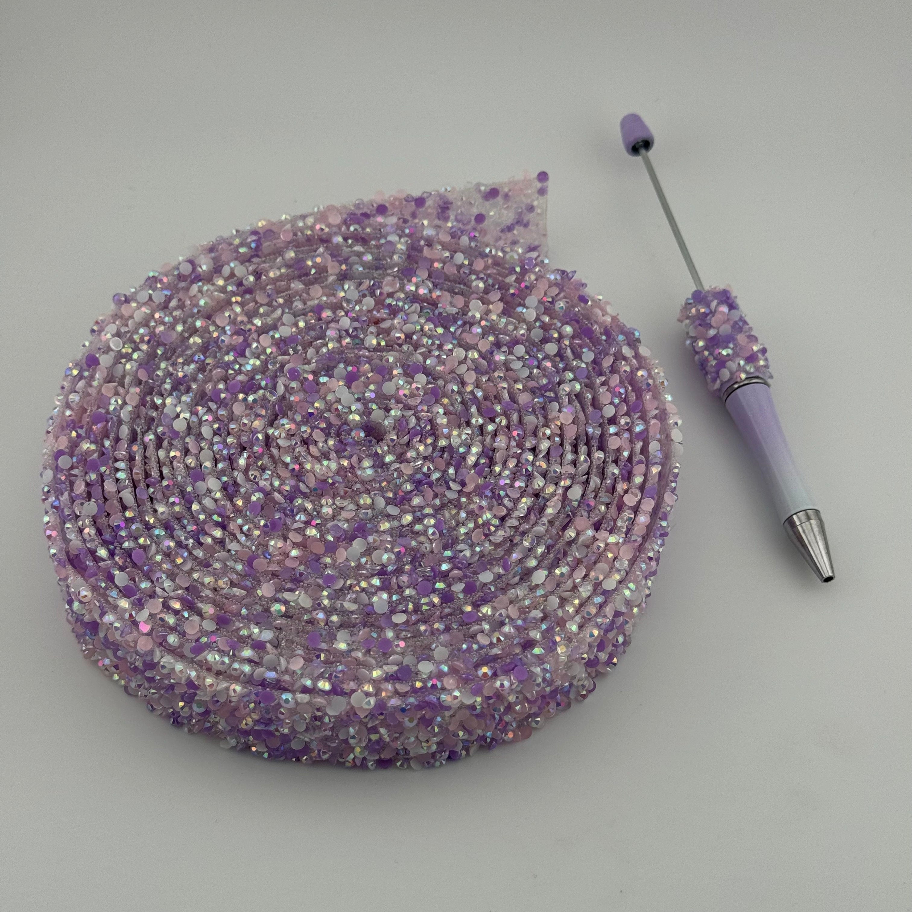 FS0986- 27MM Width Rhinestones Diamonds Pen Wraps 2.7CM