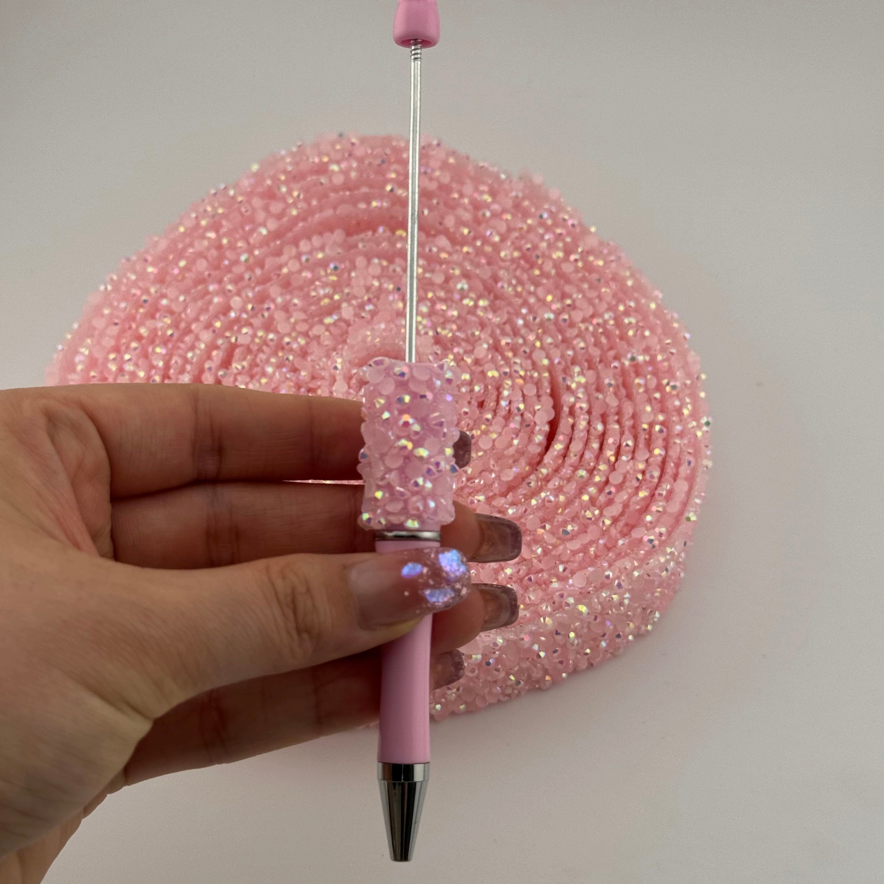 FS0986- 27MM Width Rhinestones Diamonds Pen Wraps 2.7CM