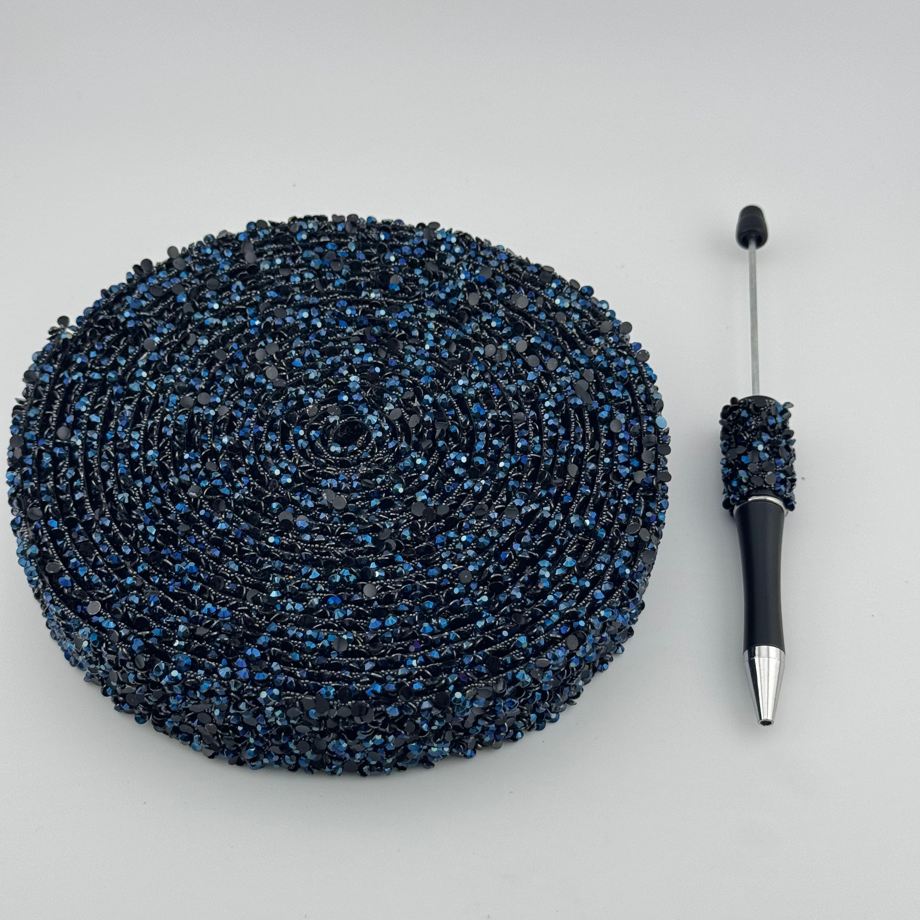 FS0986- 27MM Width Rhinestones Diamonds Pen Wraps 2.7CM