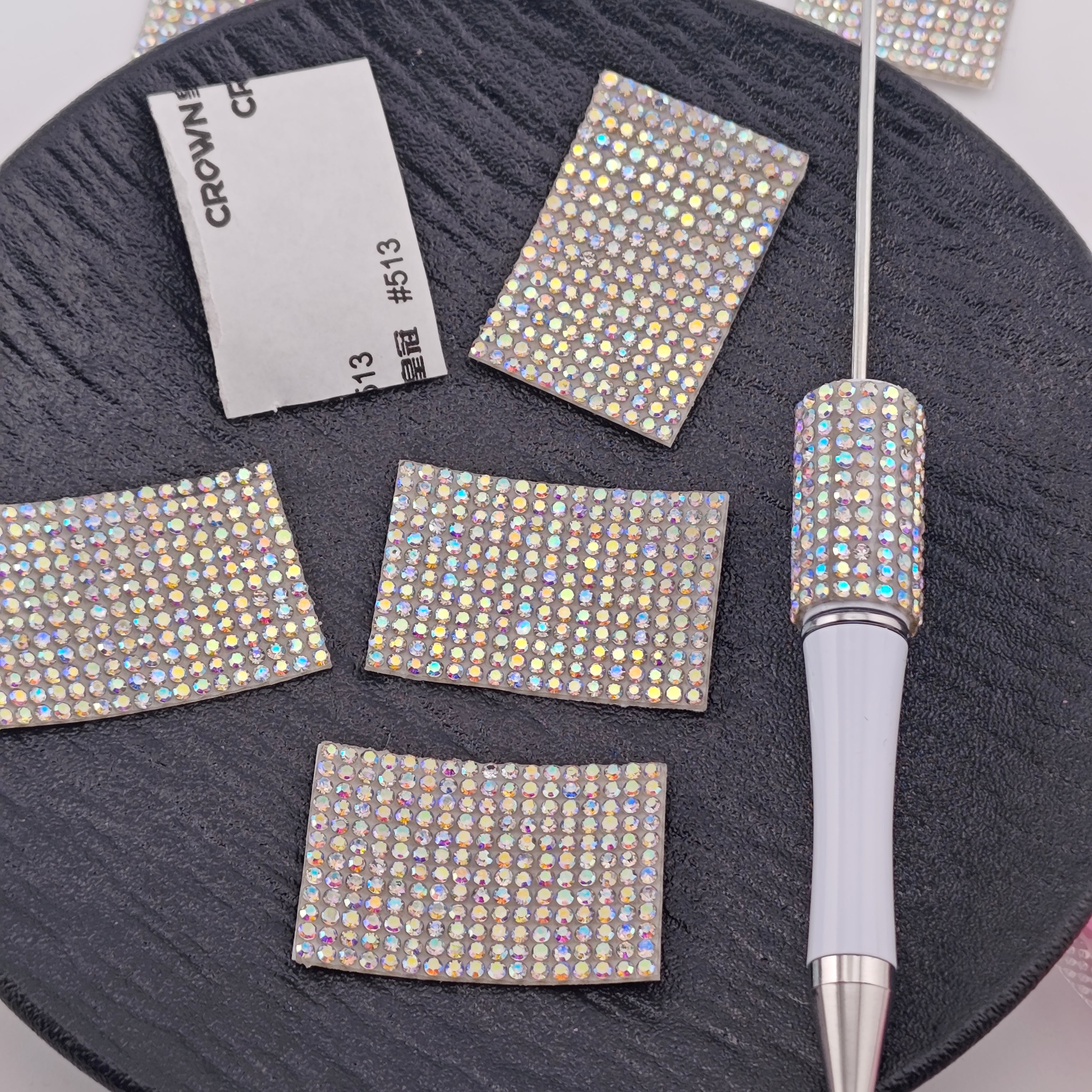 FS1611- 39.5*27mm Pre-Cut Full Diamonds Pens Wraps Stickers Fit For Pens